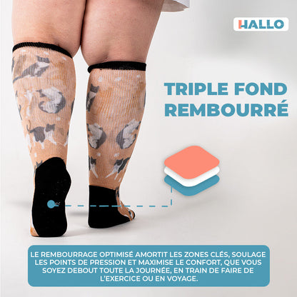 Pack de 6 paires de chaussettes confortables unies