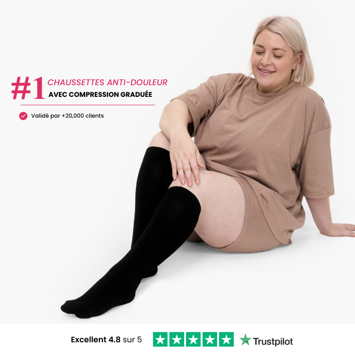 Chaussettes de contention – Soulagez vos jambes sans effort
