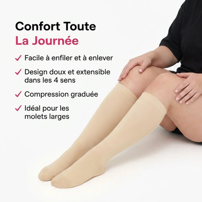 Chaussettes de compression Confortable