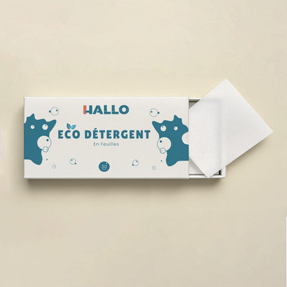 Eco détergent en papier Hallo