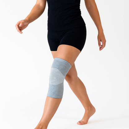 Genouillère de compression en bambou