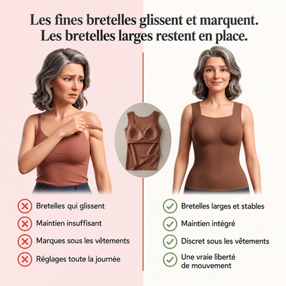 Débardeur Elyna Paris —  Redéfinissez votre silhouette sans effort